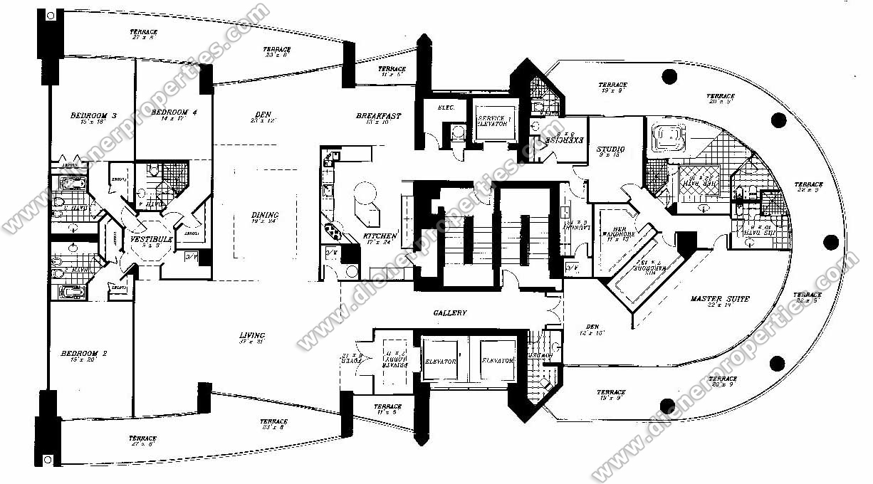 Santa Maria Brickell Condos for Sale Rent Floor Plans